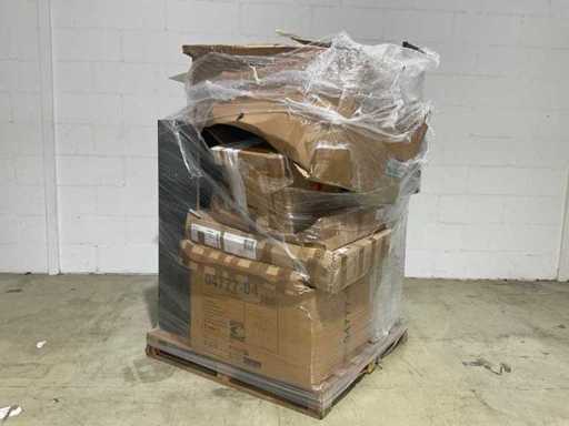 Mărfuri de returnare pe paleți