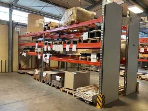 Heavy-duty shelf, with contents