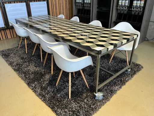 Handgemaakte eetkamer tafel DOKX