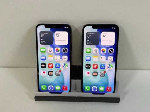 Apple iPhone 12 - 128 GB - Black (2x)