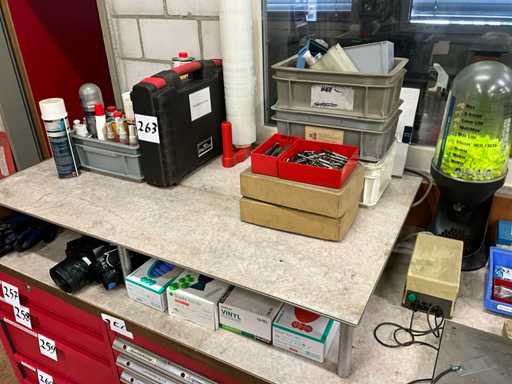 various garage equipment