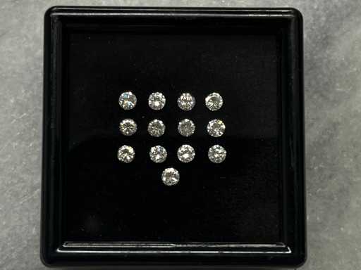 Alb diamant 1,00 carat