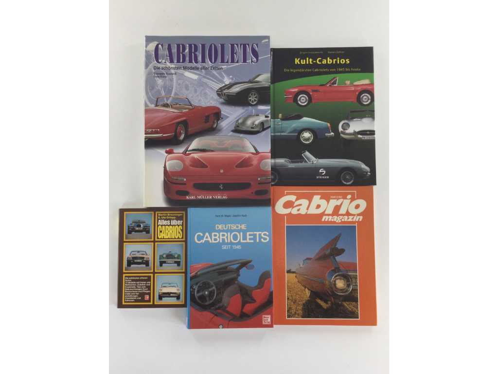 Cabriolets Konvolut/KFZ-Themenbücher