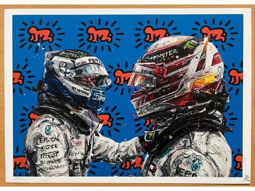 DEATH NYC: Formula one drivers & Keith Haring 22/100