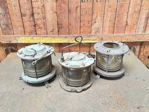 Lumină ancoră de cupru cu lentilă Fresnel (3x)