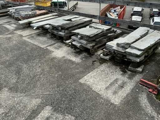 Lot of granite stones