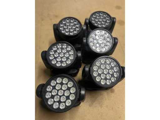Beamz Fuze - Fuze 1910 Wash - LED Moving Heads (6x)
