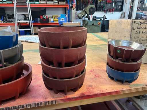 4 x disque de frein 16K à plat