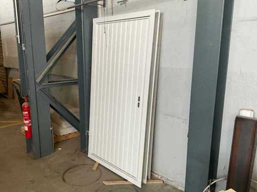Metalowe drzwi + rama 2000x1000mm (2x)