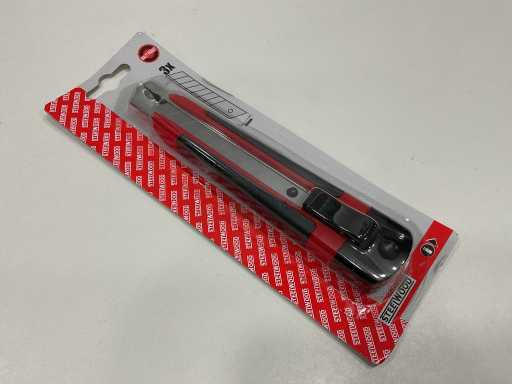 72 x Abbruchmesser 18 mm mit Eisenführung; Enthält 3 Klingen