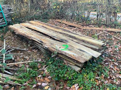 Sawn Scraps in Oak Planks