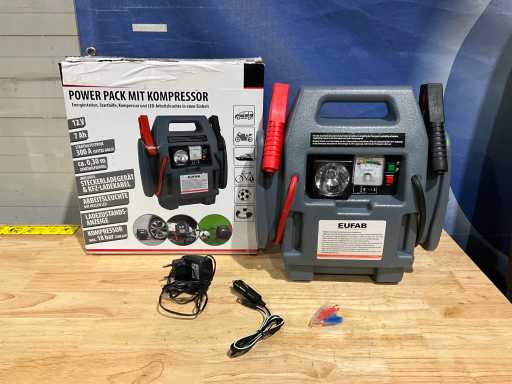 Démarrage à sautes EUFAB / Booster avec compresseur