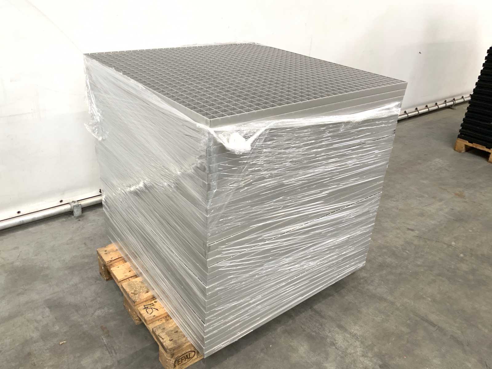 Stainless steel 316 slatted floor 1000x1000x30mm (33x)