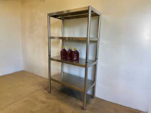 RVS rek 100 x 50 x 180 cm