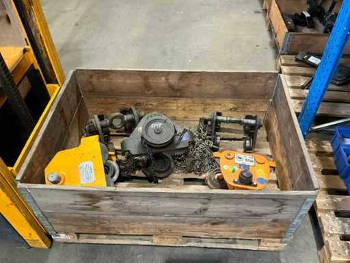 Mixed Lot of Crane Trolleys (5x)