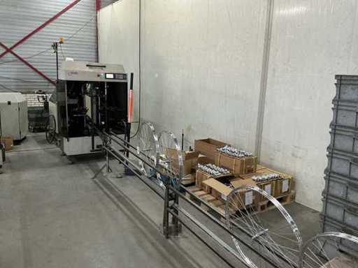 Holland Mechanics DC-C + HB-A + CS-A Bicycle Wheel Production Line