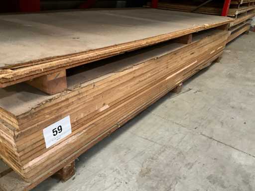 Plaque de bloc de Lauan (14x)