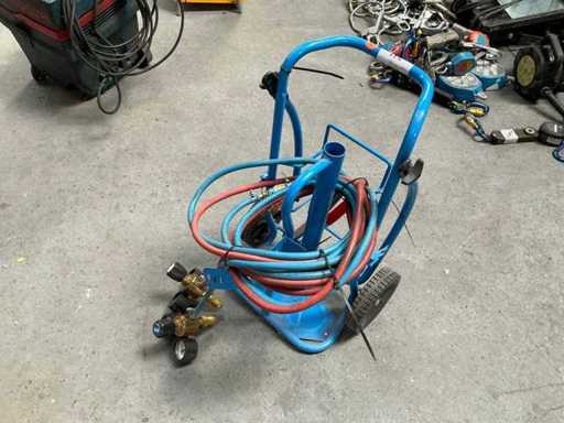 Flessenwagen met ontspanners