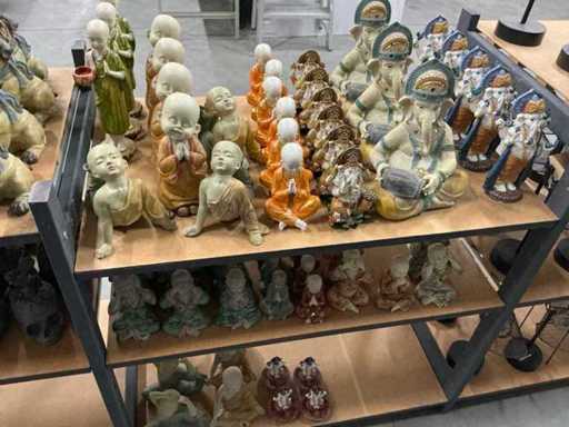 Partij diverse decoratie beelden (70x)