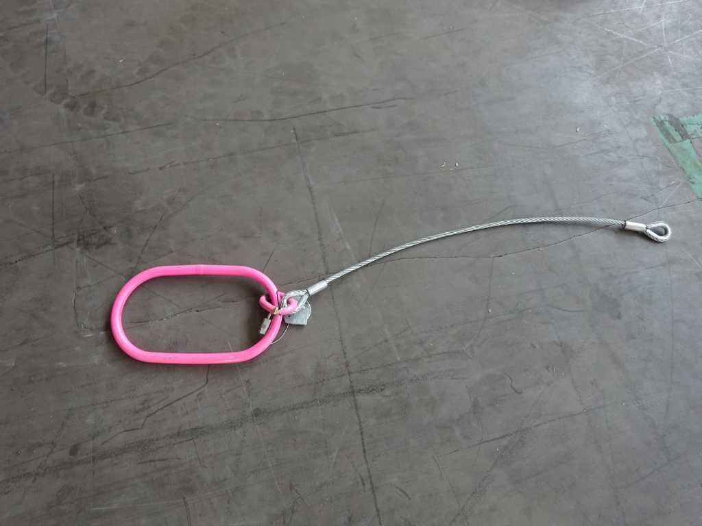 Wire rope hanger 1-str. 10mm, SL 1m (28x)