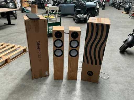 Monitor Audio Silver 200 7G Ash Vloerstaande Speaker set