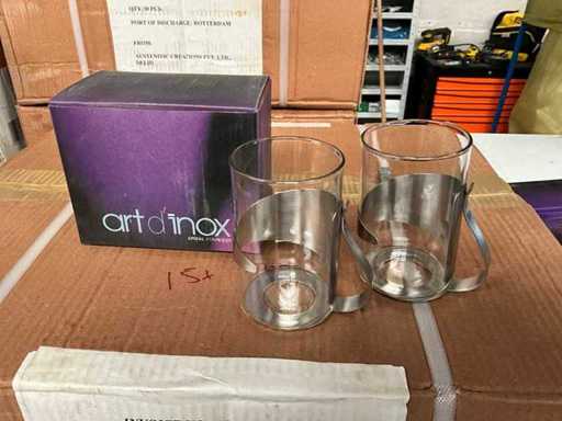 Ensemble de verres Art D’Inox Tea de 2 pièces dans une boîte cadeau (15 fois)