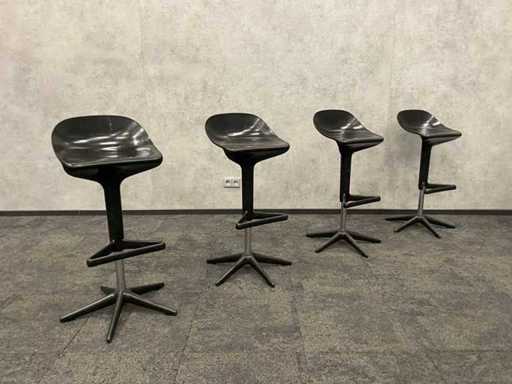 4x Kartell Spoon - design barkruk