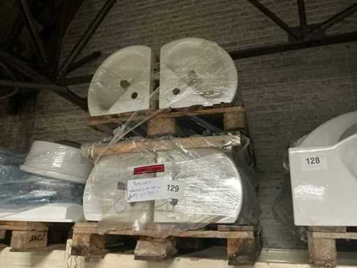 Porcher F007501 Hoeklavabo (30x)