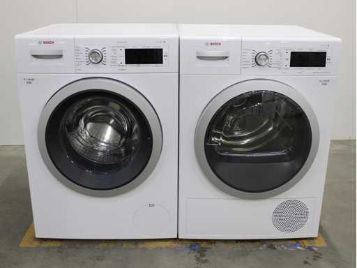 Série Bosch|8 Machine à laver VarioPerfect & Série Bosch|8 Sèche-linge à condensateur autonettoyant