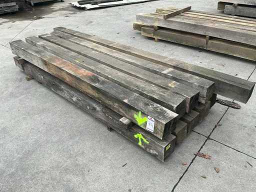 Old Oak beams 15x15 cm (10x)