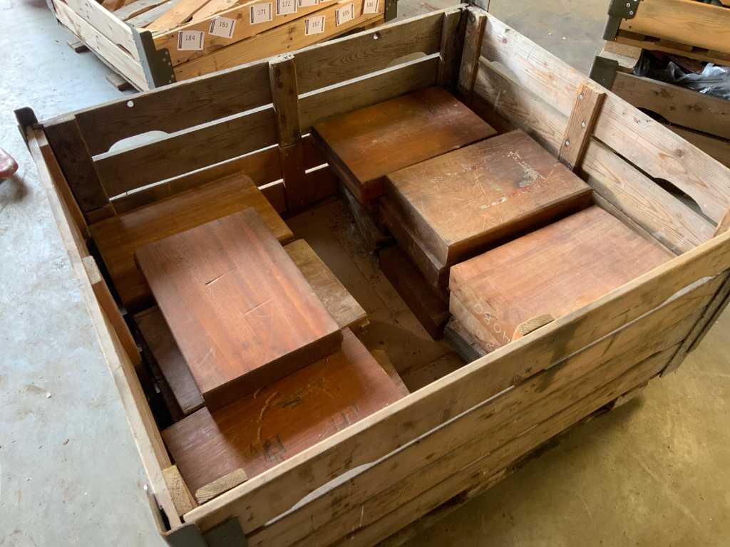Hardhouten vulblokken (22x)