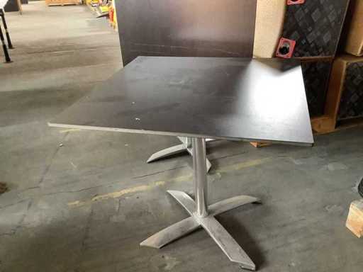 Table pliante - Table de terrasse (2x)