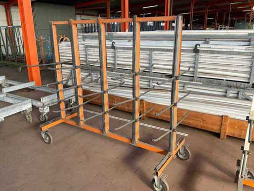 Profile transport trolley