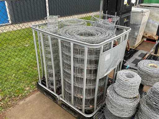 Lotto di rotoli di filo metallico