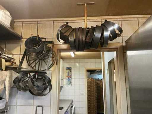 Fournée de moules à gâteaux