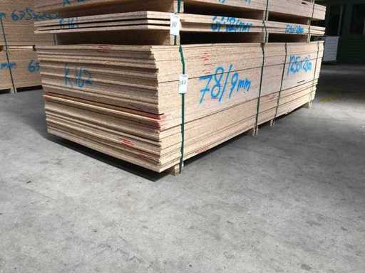 OSB sheets 9mm 1250x2800mm (78x)