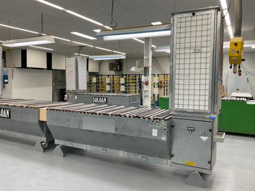 2001 Soloan SEC 3000 Mobiele afzuigtafel