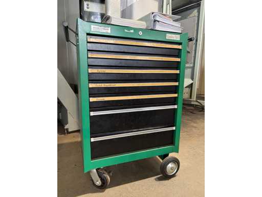 MANNESMANN GREEN LINE Tool trolley with contents