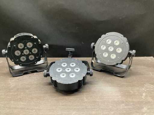 Showtec - Par 7-3 compact - Par-spoturi (3x)