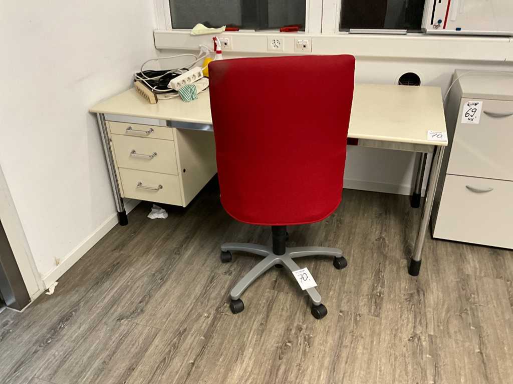 Desk and office chair