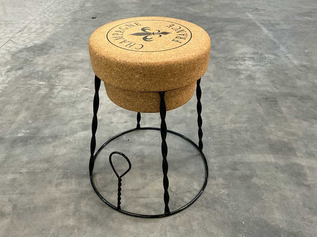 Metal Side Table/Stool