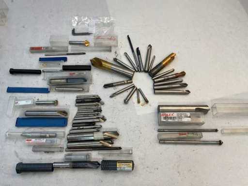 Assortment of HSS/E NC Drill Bits/Countersinks (50x)