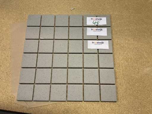 Vitra Color Dot Cement Grey 5x5 cm Mosaico 10 m²