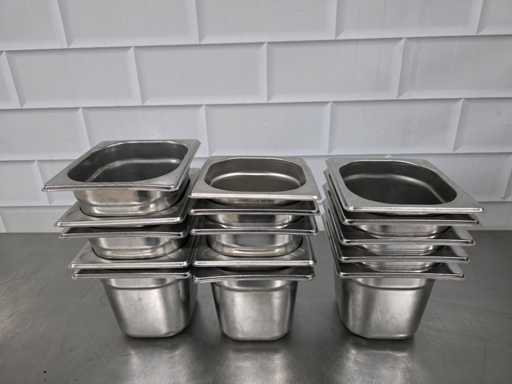 Tacka Gastronorm ze stali nierdzewnej (15x)