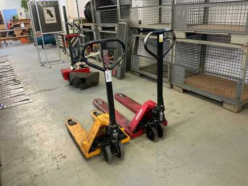Hydraulic hand pallet truck (2x)