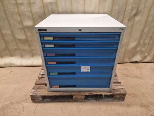 EPLUS Werkstattschrank 6-Schublade ohne Inhalt