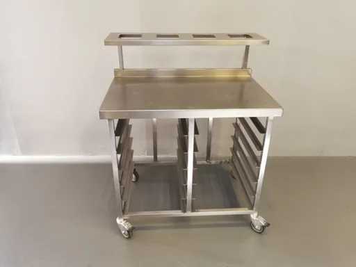 PROFFIL - Acier - Table de travail en acier inoxydable