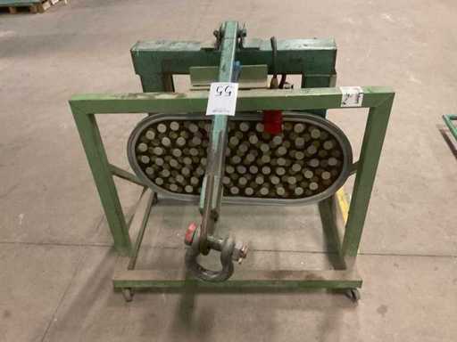 Lifter vid Muyen / placă de aspirație pe dolley de transport