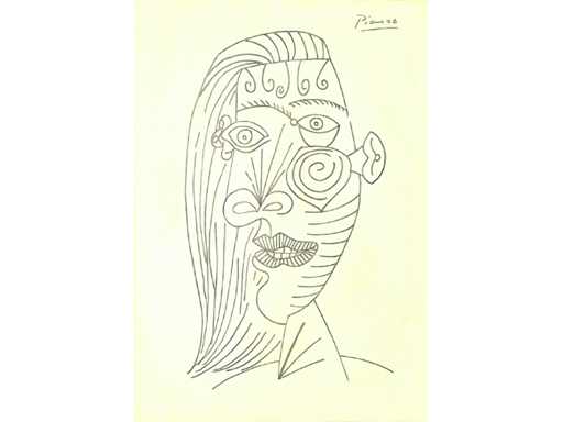 1956 Gouache Pablo Picasso 'zt'