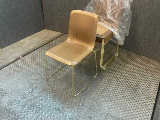 Lensvelt Richard Hutten This chair Vergaderstoel stapelbaar (5x)